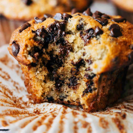 Banana Chocolate Chip Muffins - 4 pack